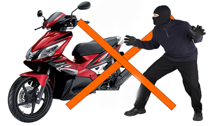 Đề phòng thủ đoạn trộm cắp xe máy